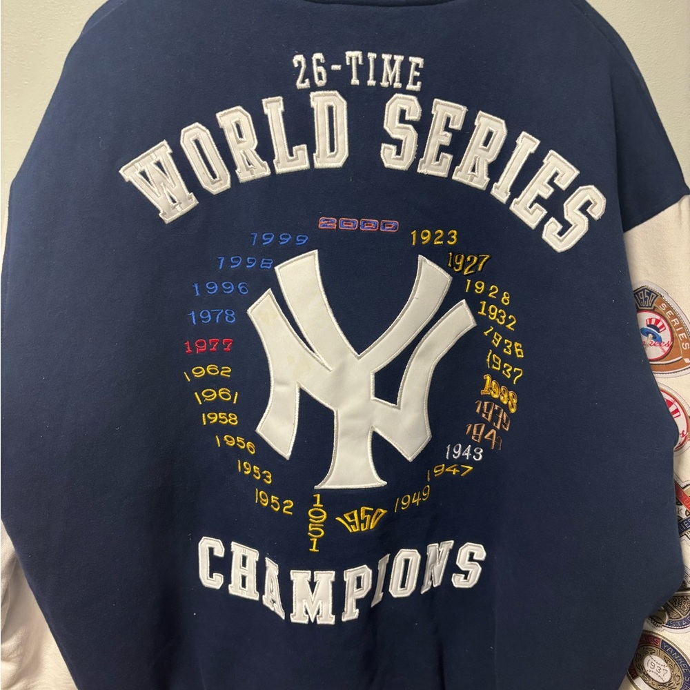 NY Yankees World Series Champions Varsity Jacket